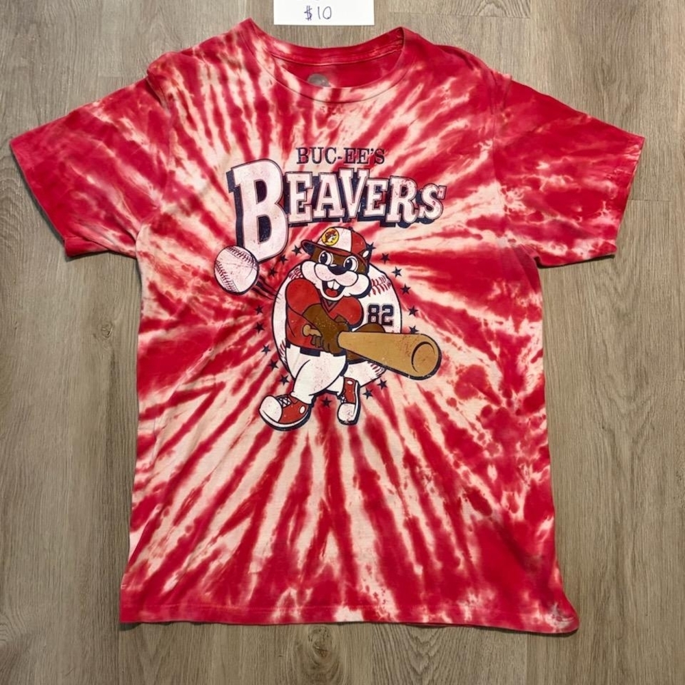 Beavers Red Tie-Dye Kids Graphic T-Shirt